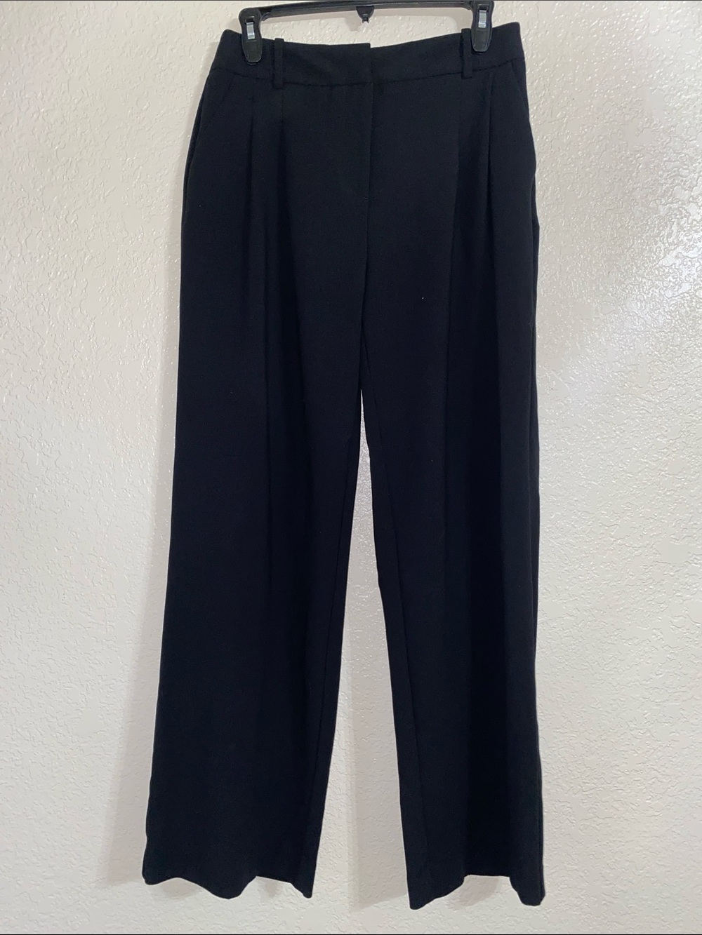 Liz Claiborne Black Wide-Leg Trousers